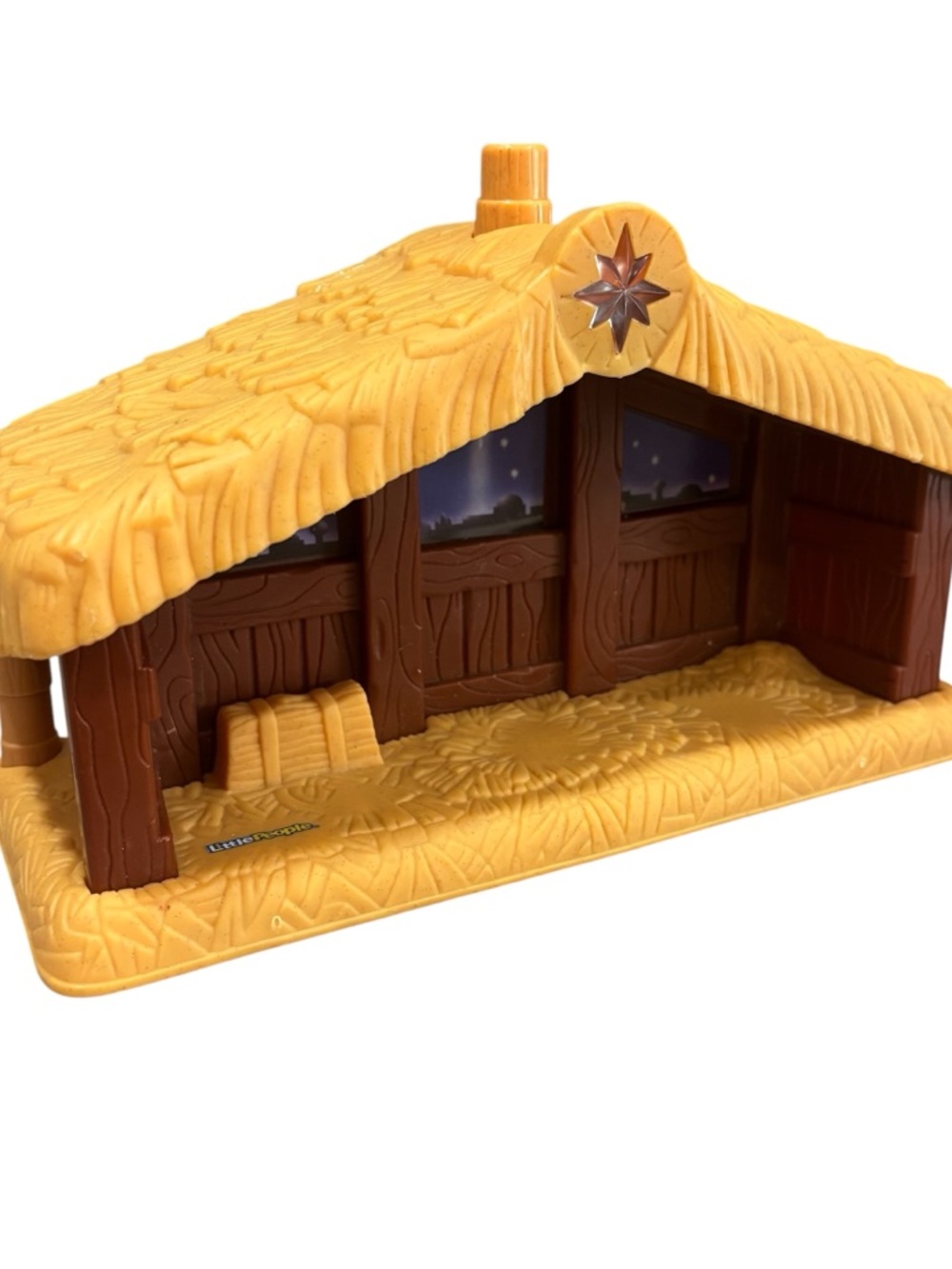 Fisher-Price Brown and Yellow Toy Barn Playset